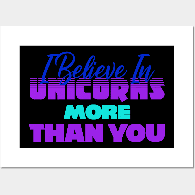 Unicorn, rainbow, Glitter, Unicorns, I Love horses, Horses, Mythical, pony, i am a unicorn, unicorny, chromatic, prismatic, art, Gaming Wall Art by GreenCowLand